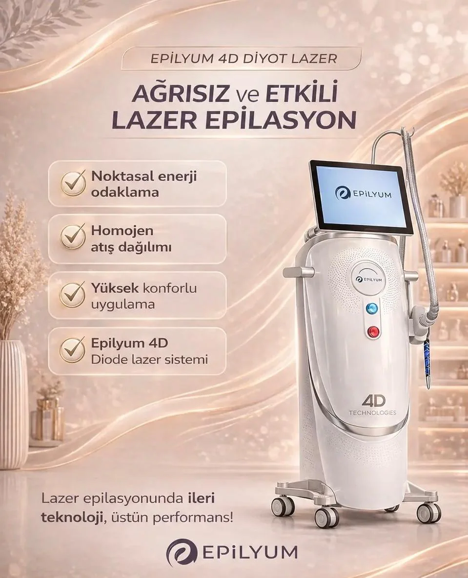 EN Beauty Studio lazer odasında kullanılan Epilyum cihazı